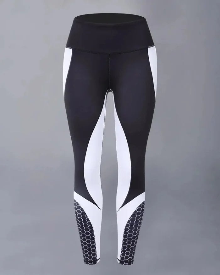 šColorblock High Waist Sports Leggings