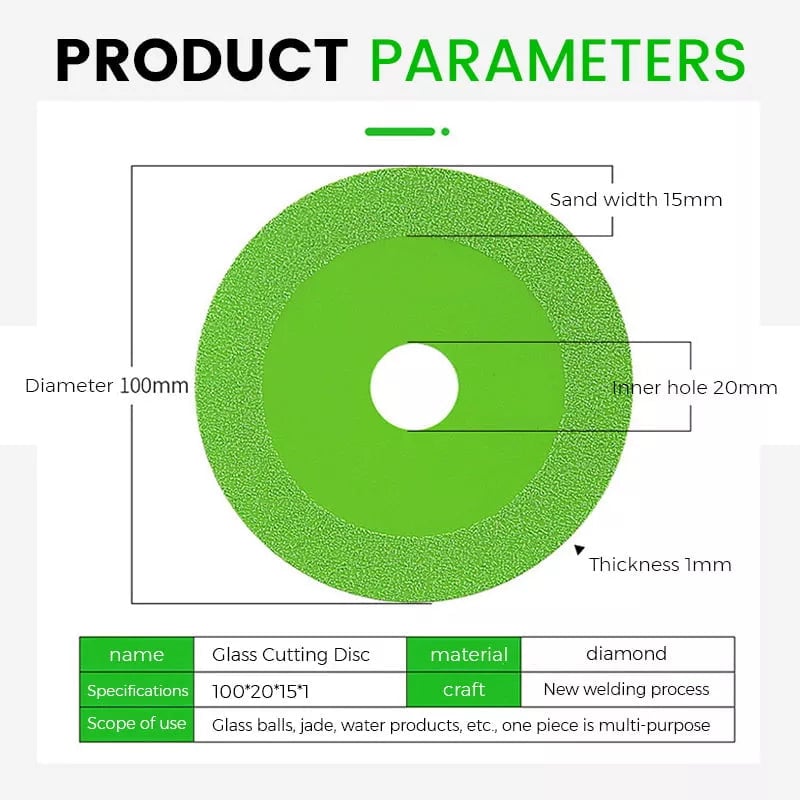 GLASS CUTTING DISC