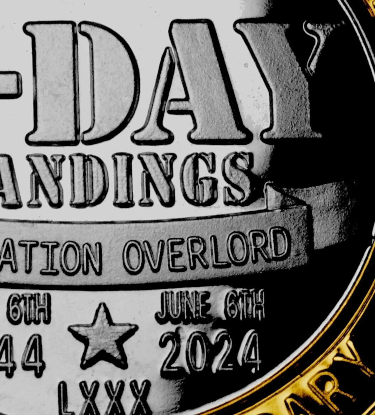 Limited Edition - D-DAY LANDINGS 80th Anniversary Silver