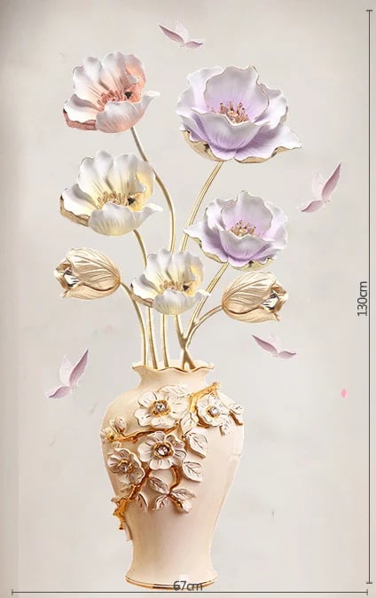 ❤🔥Flower wall sticker wallpaper🕰