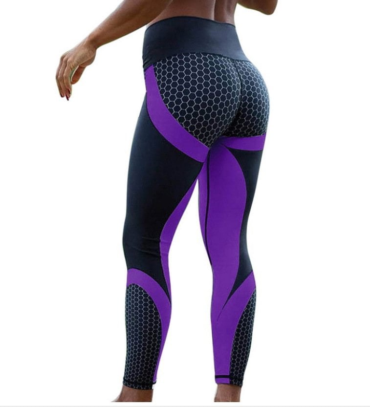 šColorblock High Waist Sports Leggings