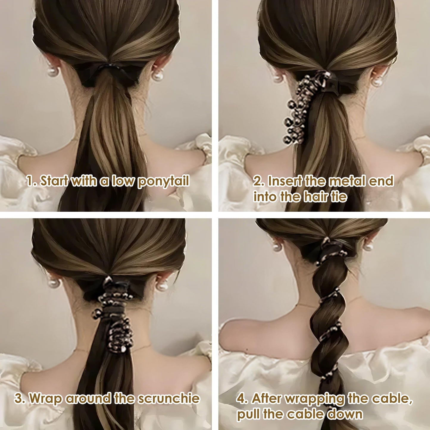 🎉Hot Sale 49% OFF🎁Sleepy Tie No Damage Soft Elastic Spiral Hair Ties