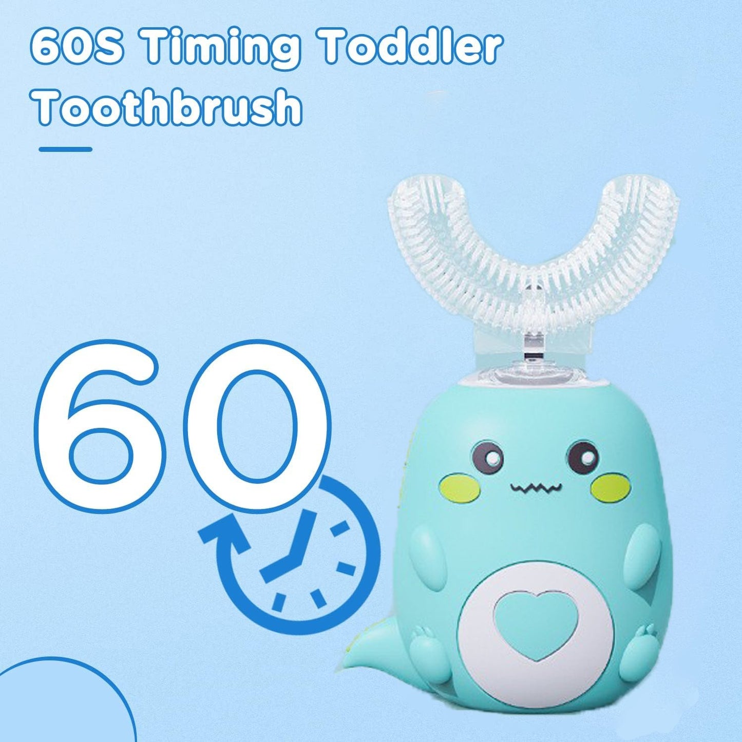 🔥Hot Sale 49% OFF-Kids U Shaped Electric Toothbrush