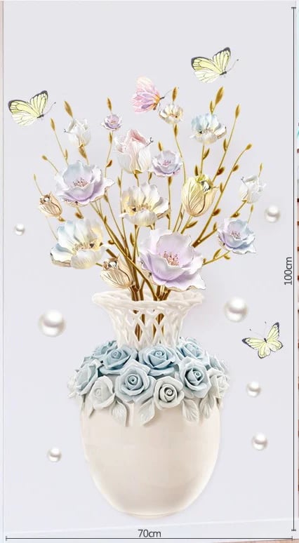 ❤🔥Flower wall sticker wallpaper🕰