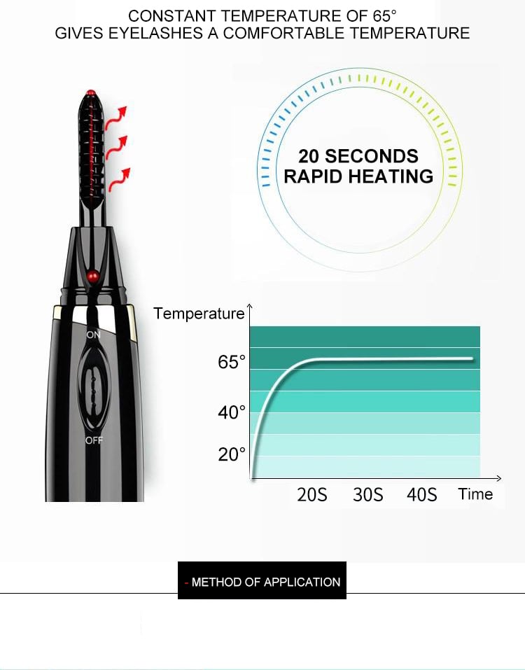 ❤🔥Heated Lash Curling Tool💄
