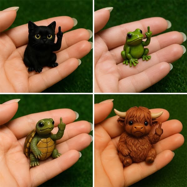 Funny Animals Statue Partner