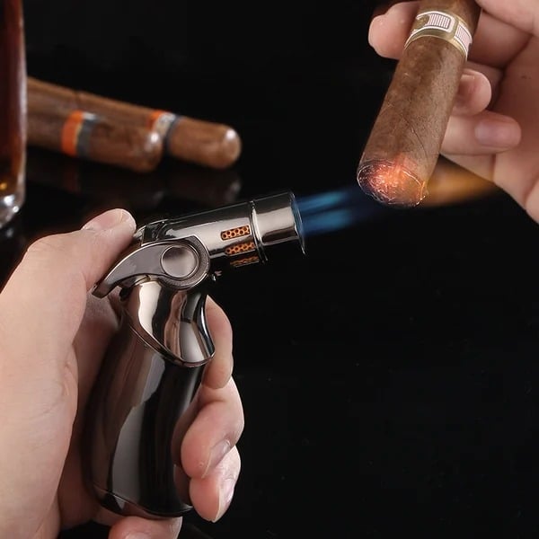 Last Clearance Sale - 49% off🔥- Windproof straight torch blue flame lighter