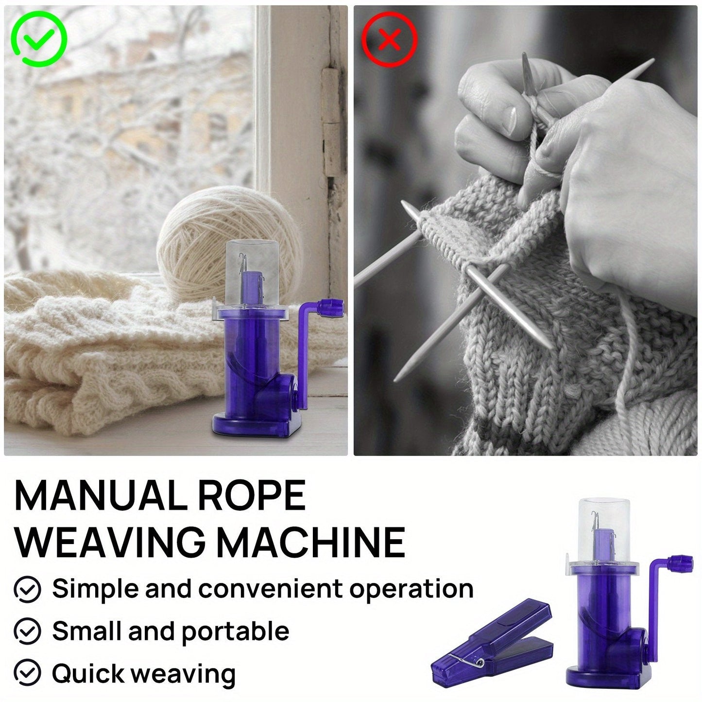 Easy Weaver Knitting Tool,hand knitting machine