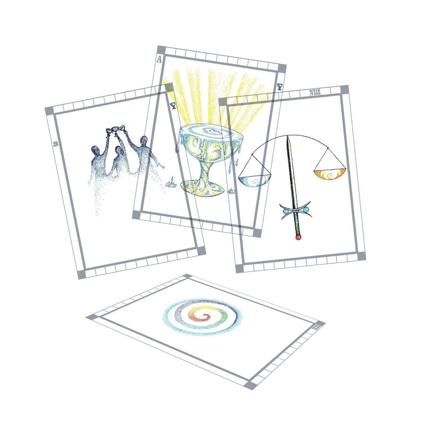 🔥Last Day 49% OFF -🔮🧙♀️The Overlay Tarot (2nd Edition)