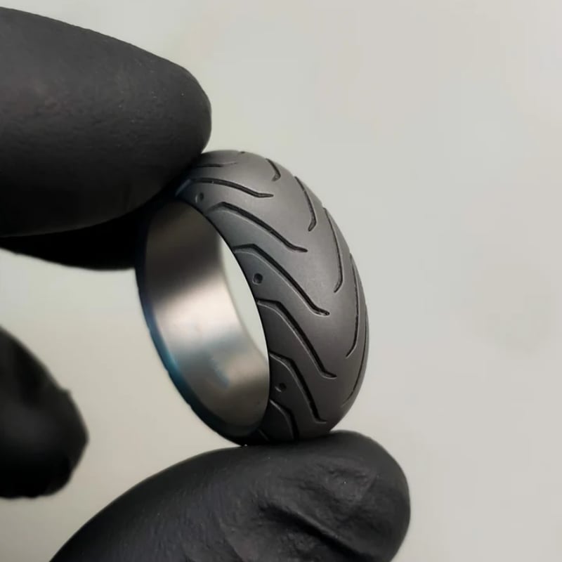 Custom Metal/Silicone Motorcycle Tire Rim Rings