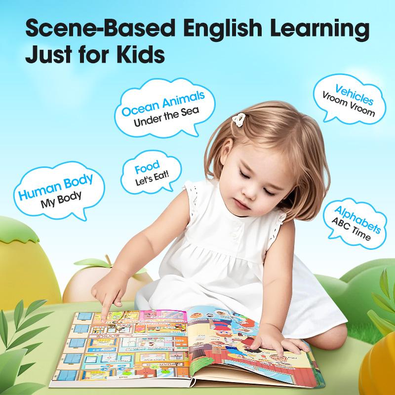My First English Sound Toy – 470+ Words, 21 Themes, Fun Word Game & Bilingual Toys, Juguete Educativo for Educational Language, School Education & Perfect Educational Gift