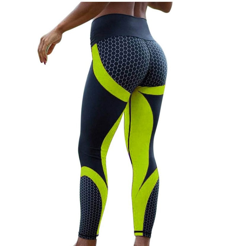 šColorblock High Waist Sports Leggings