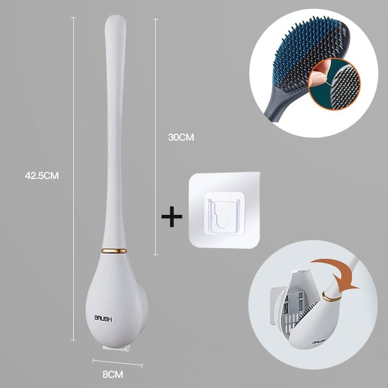 Modern flexible silicone toilet caspa for home