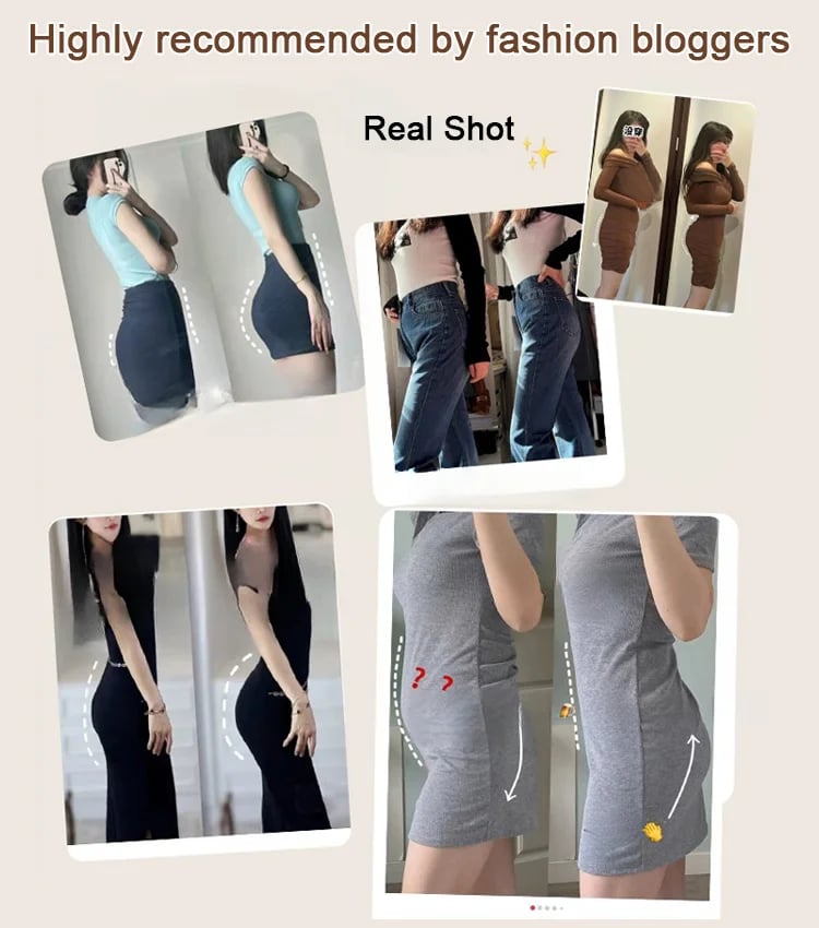 High Waisted Tummy Control & Hip Lifting Seamless Mugwort Antibacterial Panties