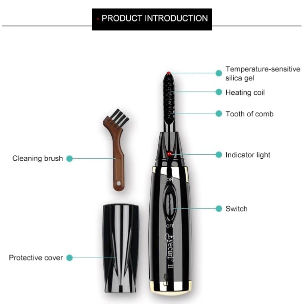 ❤🔥Heated Lash Curling Tool💄