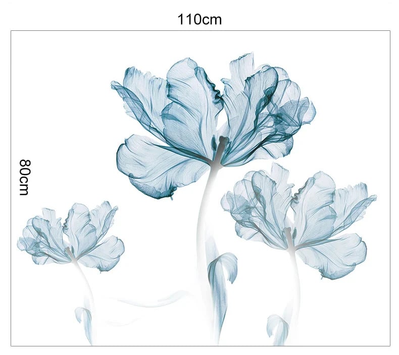 ❤🔥Flower wall sticker wallpaper🕰