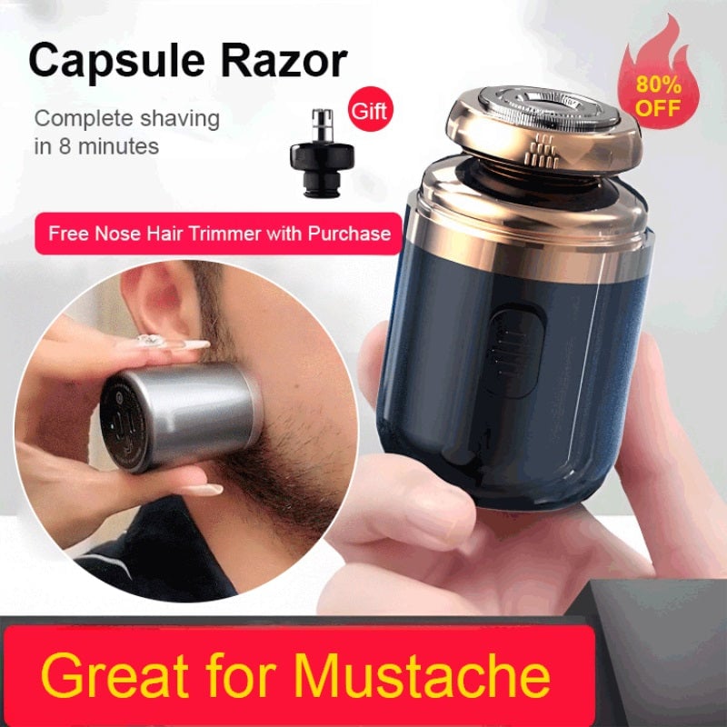 Last Day 70% off-Mini Portable Electric Shaver