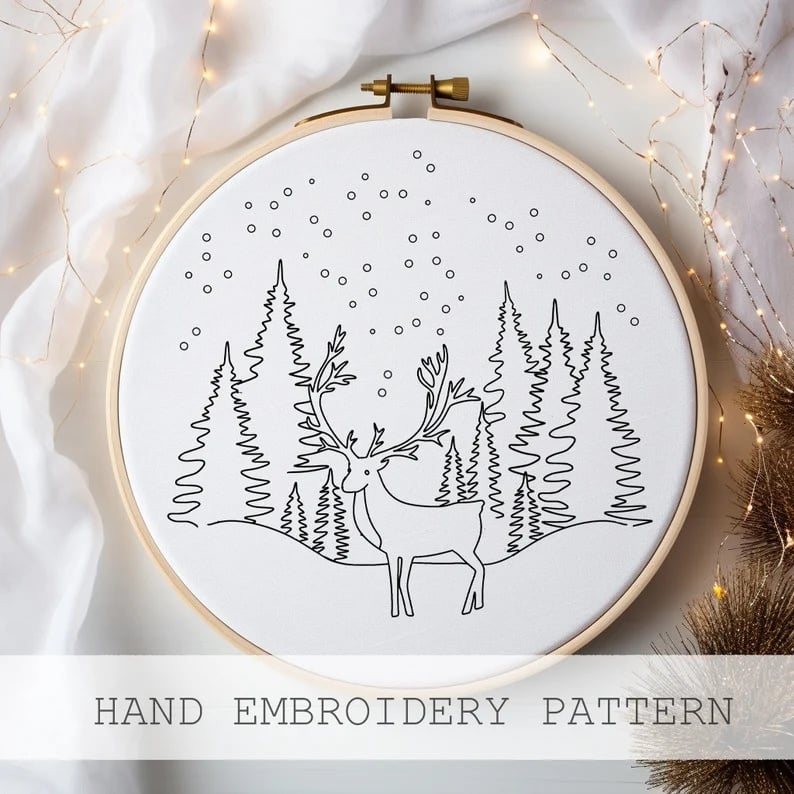 Christmas Embroidery KIT