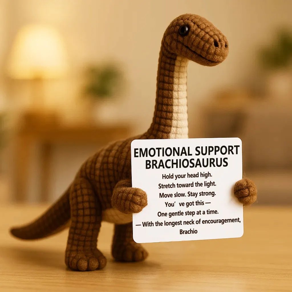 EMOTIONAL SUPPORT CROCHET T. REX DOLLS