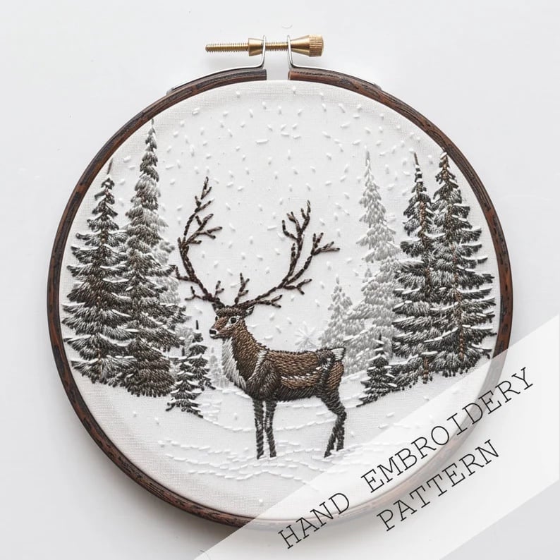 Christmas Embroidery KIT